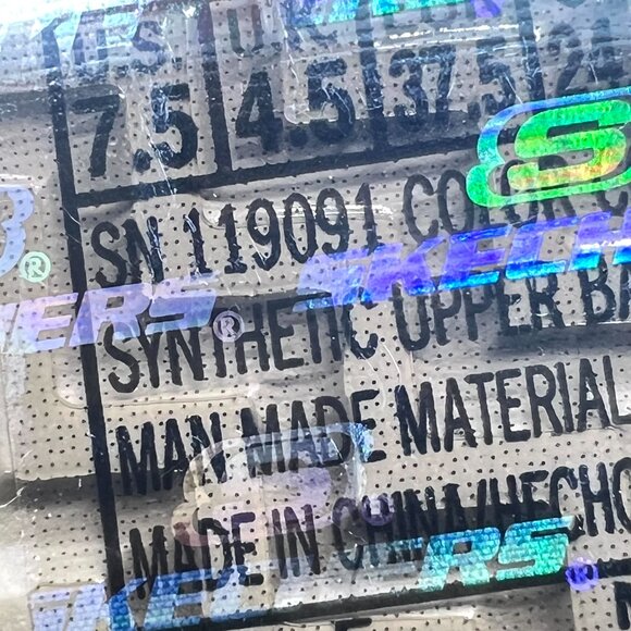 Skechers‎ Womens Size 7.5 Black Vegan Leather Platform Sandals Shoes - Picture 12 of 14